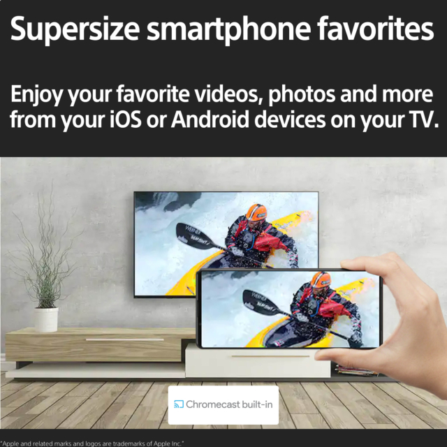 SONY KD32W800P1U 32inch HD Ready HDR LED TV with Google Assistant