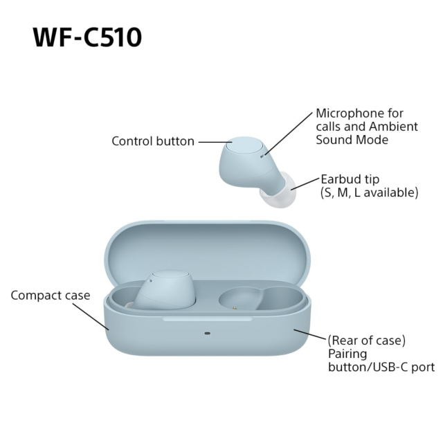 WFC510L.CE7 Wireless In ear headphones - Blue