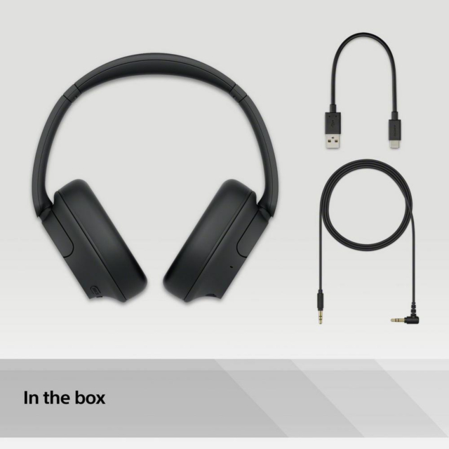 SONY WHCH720NB_CE7 Wireless Noise Cancelling Headphones - black