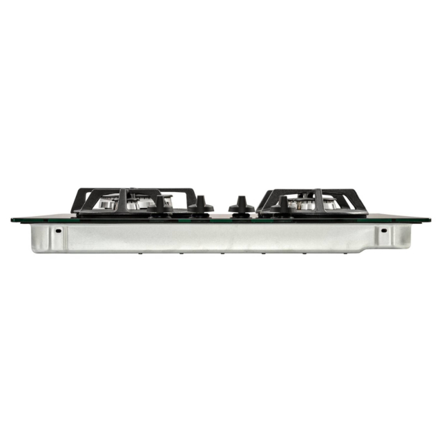 Stoves STGTG60C 4 Burner Gas Through Glass Hob in Black