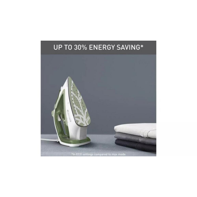 Tefal FV5781G0 Easygliss Eco Steam Iron - White + Green