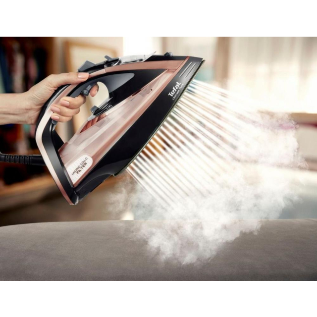 Tefal FV9845G0 3100W Steam Iron - Black & Rose Gold