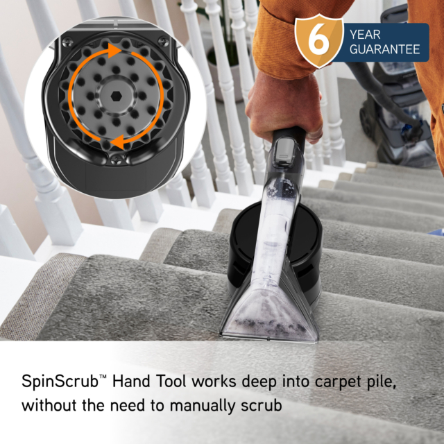 Vax CDCW-SSXA VAX SpinScrub Power Plus - Grey and Navy Blue
