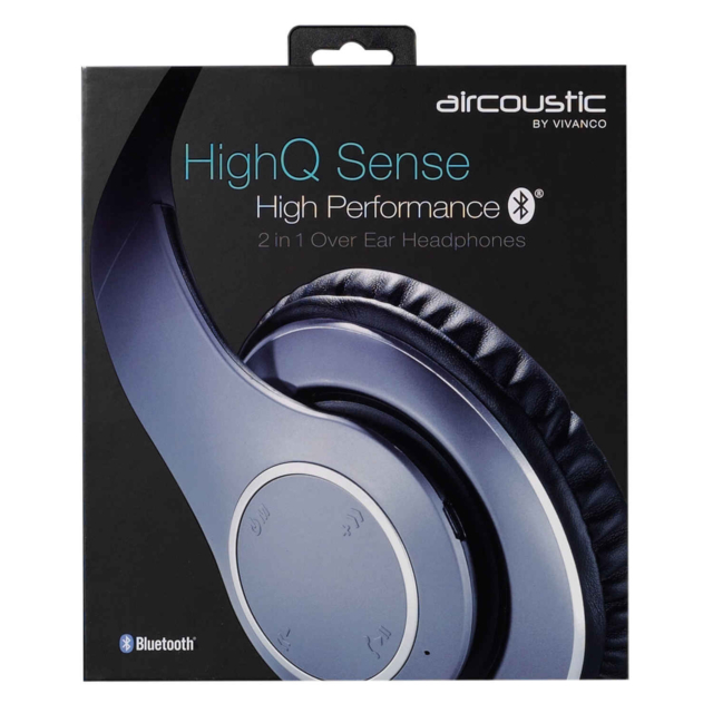 Vivanco 60597 HighQ Sense Bluetooth Premium On Ear Headphones