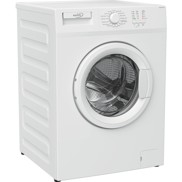 Zenith ZWM7120W 7kg 1200 Spin Slim Depth Washing Machine - White