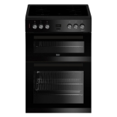 Beko EDC633K 60cm Electric Cooker with Double Oven