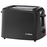 Bosch TAT3A0133GB 2 Slice Compact Toaster in Black