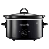 Crockpot CSC078 3.7L Easy Clean Slow Cooker in Black