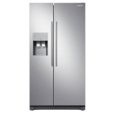 Samsung RS50N3513SL RS3000 No Frost American Fridge Freezer with Water + Ice