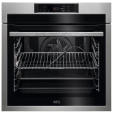 Aeg BPE742380M 59.5cm Built In Electric Single Oven - Anti-Fingerprint stainless steel