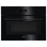 Aeg KMK768080B 59.5cm Built In Combination Microwave Compact Oven - Black