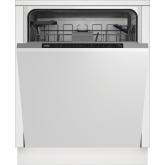 Beko BDIN16431 Integrated Full Size Dishwasher - Black Control panel - 14 Place Settings