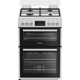 Blomberg GGRN655W 60cm Double Oven Gas Cooker with Gas Hob - White