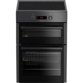Blomberg HIN651N 60cm Double Oven Electric Cooker with Induction Hob - Anthracit