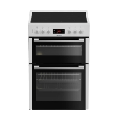 Blomberg HKN65W 60cm Double Oven Electric Cooker with Ceramic Hob in White