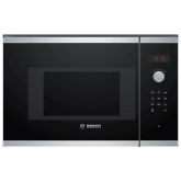Bosch BFL523MS0B 20L 800W Built-in Solo Microwave - Stainless Steel