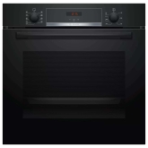 Bosch HBS534BB0B 71Ltr Single Electric Fan Oven In Black