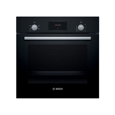 Bosch HHF113BA0B Built In Electric Single Oven With 3D Hot Air - Black