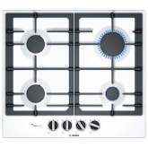 Bosch PCP6A2B90 4 Burner Gas Hob In White