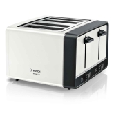 Bosch TAT5P441GB DesignLine 4 Slice Toaster in White