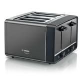 Bosch TAT5P445GB DesignLine 4 Slice Toaster in Anthracite