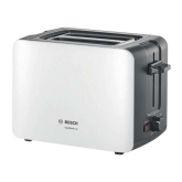 Bosch TAT6A111GB Compact 2 Slice Toaster in White