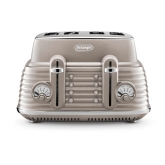 Delonghi CTZ4003BG 4 Slice Scultura Toaster In Bronze Beige