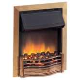 Dimplex DAN20BR Danesbury Optiflame Fuel Effect Inset Fire in Brass