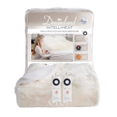 Dreamland 16309 Intelliheat Faux Fur Double Heated Mattress Protector