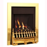 Flavel FSRC1PMN Windsor Traditional Plus Inset Gas Fire In Brass