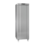 Gram K420RGC25W Compact Commercial Upright Fridge in Stainless Steel