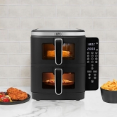 Haden 211200 11.0L Double Stack Air Fryer With Window - Black