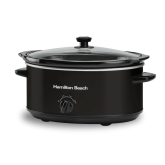 Hamilton Beach HBSC070B 6.5Ltr Capacity Slow Cooker In Black