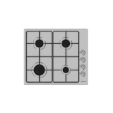 Hisense GM642XSUK 58cm Gas Hob - Stainless Steel