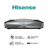 Hisense PX4TUKPRO Projector - Silver/Black
