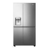 Hisense RS818N4TIF 91cm Frost Free Fridge Freezer - Stainless Steel