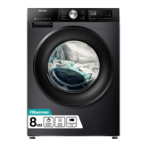 Hisense WF3S8043BB3 8kg 1400 Spin Washing Machine Black