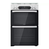 Hotpoint HDM67G0CCW 60cm Double Gas Cooker