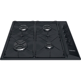 Hotpoint PAS642HBK 60Cm Gas Hob In Black