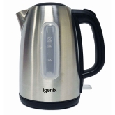 Igenix IG7731 Cordless Rapid Boil 1.7L Jug Kettle in Stainless Steel 