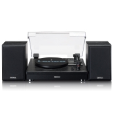 Lenco LS-101 Turntable & Hi Fi speakers  - Black