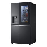 LG GSXV90MCAE Frost Free American Style Fridge Freezer - Matt Black