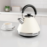 Morphy Richards 100132 1.5 Litres Venture Pyramid Rapid Boil Kettle - Cream