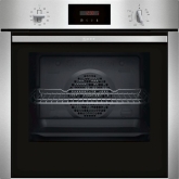 Neff B6CCG7AN0B Single Pyrolytic Oven With Hide + Slide Door In Stainless Steel