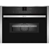 Neff C17MR02N0B Built-in Compact Oven with Microwave Function in Stainless Steel