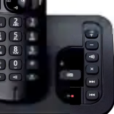 Panasonic KXTGC220EB Single Cordless Phone With Answering Machine