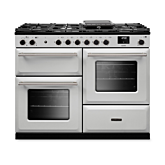 Rangemaster AURO110DF 110cm White Dual Fuel Cooker