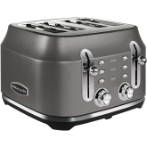 Rangemaster RMCL4S201GY 4 Slice Toaster - Matte Slate Grey
