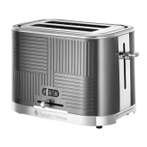 Russell Hobbs 25250 2 Slice 2 Slot Geo Steel Toaster