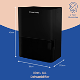 Russell Hobbs RHDH1001B 10L Dehumidifier - Black